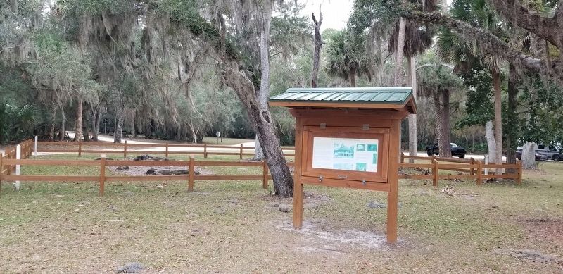 Bulow Ville Plantation House Ruins and Marker. Click for full size. Bulow Ville Plantation House Ruins and Marker image. Click for full size.