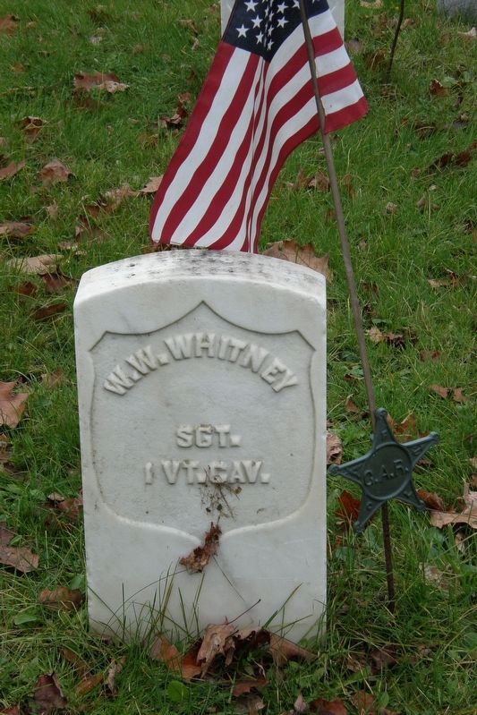 Sgt. W.W. Whitney. Click for full size. Sgt. W.W. Whitney image. Click for full size.