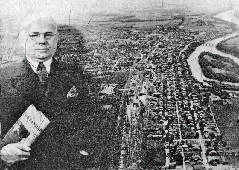 Marker detail: Penn G. Hastings, 1940. Click for full size. Marker detail: Penn G. Hastings, 1940 image. Click for full size.