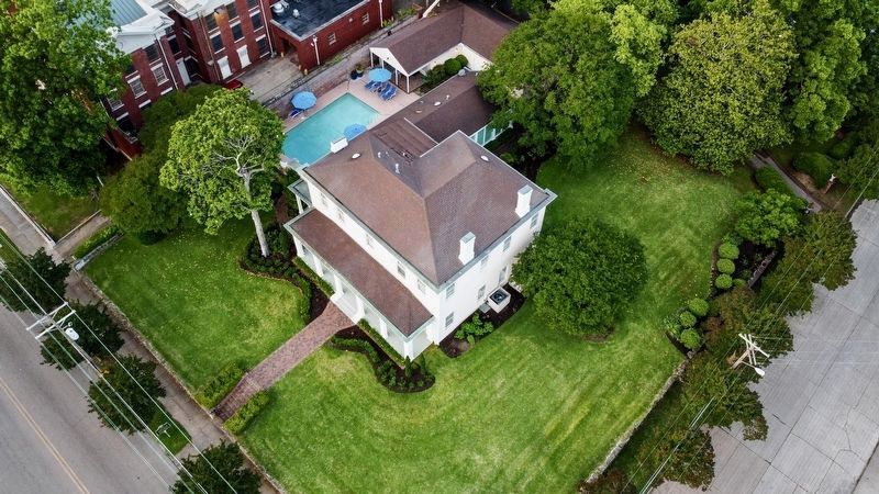 Featherston-Magruder House aerial view. image. Click for full size.