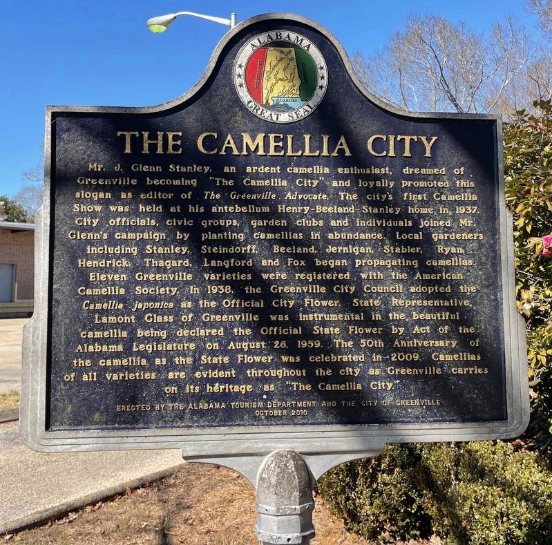 The Camellia City Marker image. Click for full size.