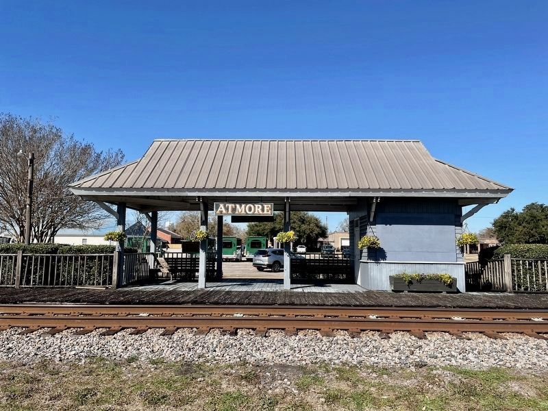 The Atmore Train Station near where Railroad Bill was killed. image. Click for full size.