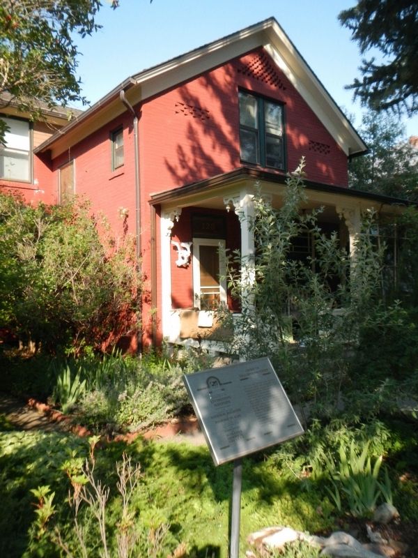 128 South Yellowstone Street Residence and Marker. Click for full size. 128 South Yellowstone Street Residence and Marker image. Click for full size.
