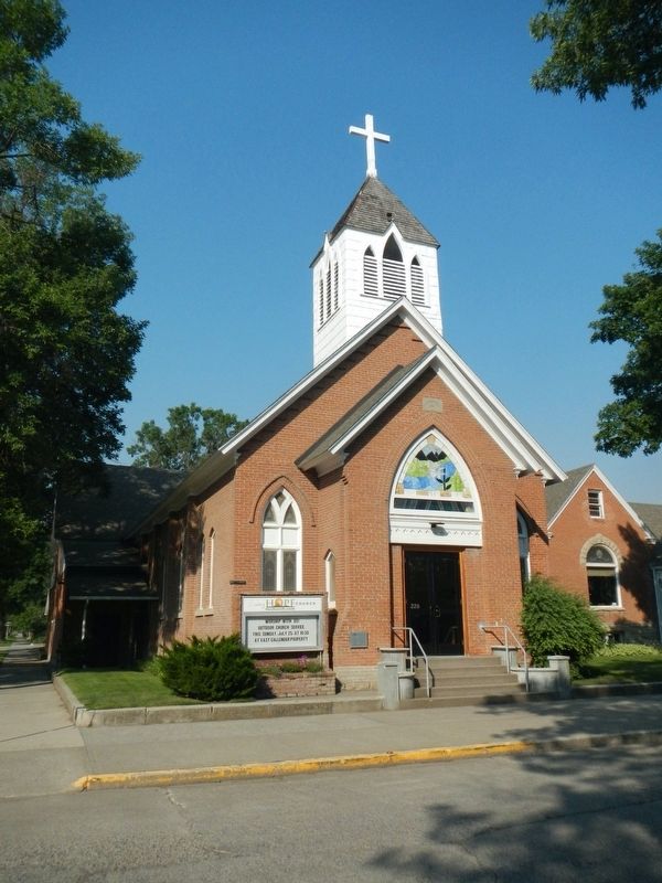 St. Mary's Catholic Church and Marker image. Click for full size.
