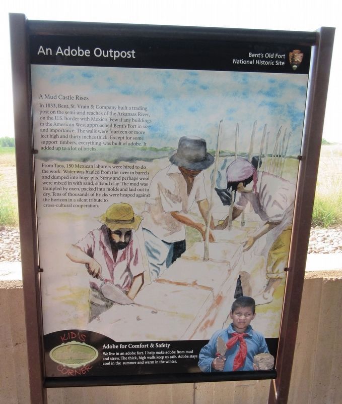 An Adobe Outpost Marker. Click for full size. An Adobe Outpost Marker image. Click for full size.