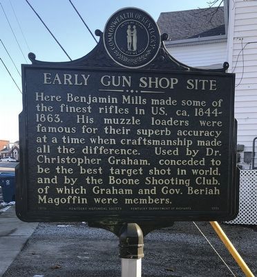 Early Gun Shop Site Marker image. Click for full size.
