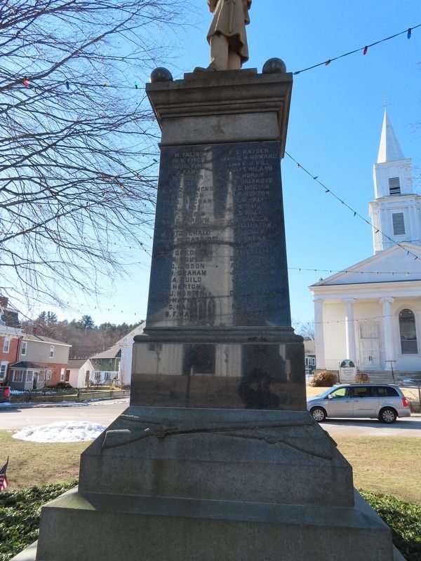 Uxbridge Civil War Monument image. Click for full size.