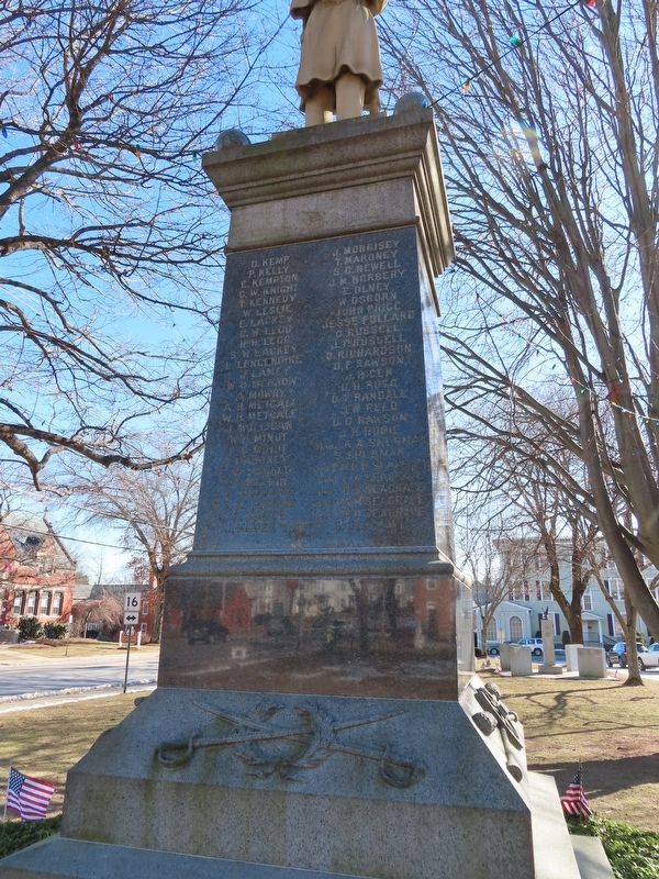 Uxbridge Civil War Monument image. Click for full size.