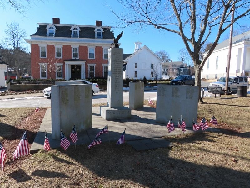 Uxbridge Veterans Monument. Click for full size. Uxbridge Veterans Monument image. Click for full size.