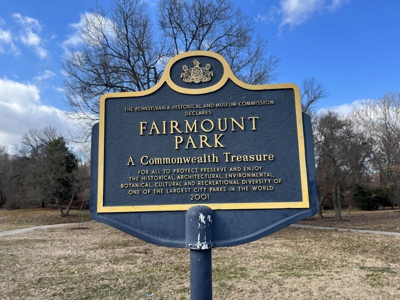 Fairmount Park Marker image. Click for full size.