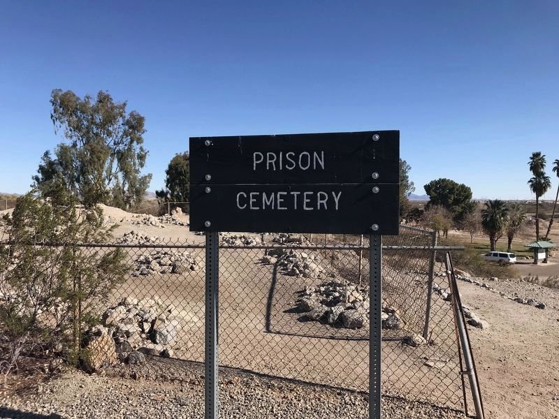 Prison Cemetery Sign image. Click for full size.