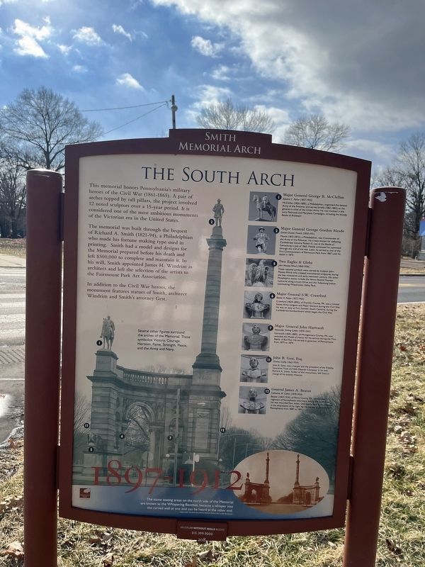 The South Arch side of the marker image. Click for full size.