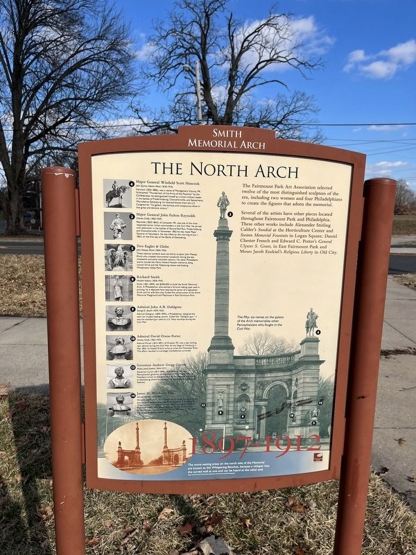 The North Arch side of the marker. Click for full size. The North Arch side of the marker image. Click for full size.