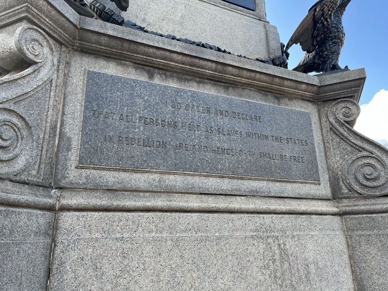 Abraham Lincoln Marker. Click for full size. Abraham Lincoln Marker image. Click for full size.