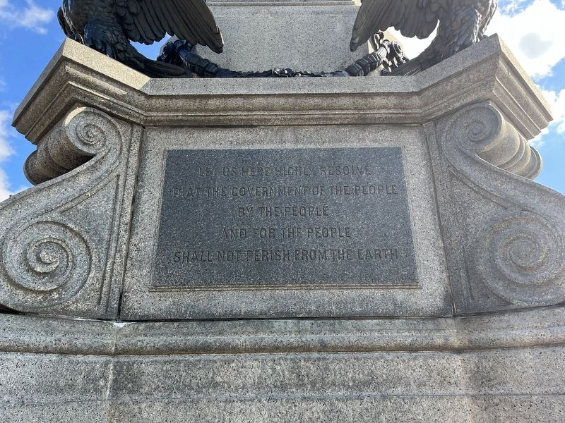 Abraham Lincoln Marker. Click for full size. Abraham Lincoln Marker image. Click for full size.