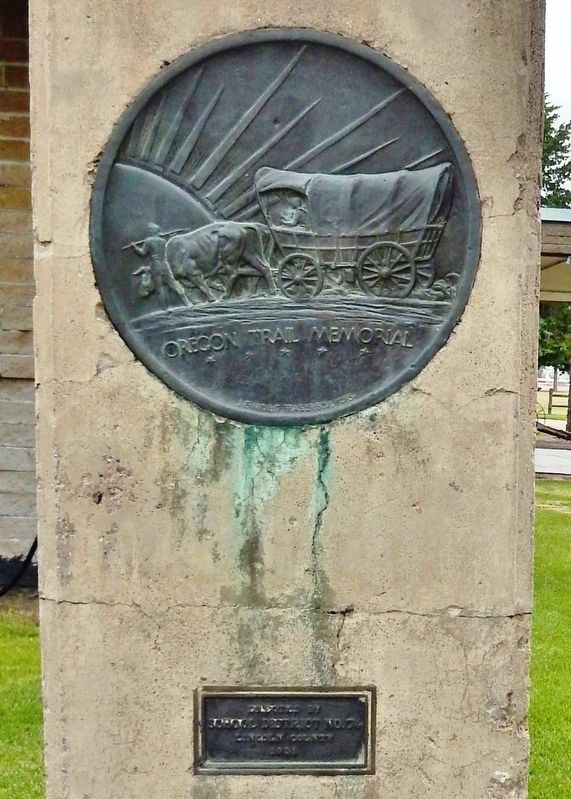 Oregon Trail Memorial. Click for full size. Oregon Trail Memorial image. Click for full size.