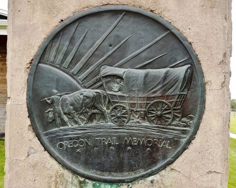 Oregon Trail Medallion image. Click for full size.