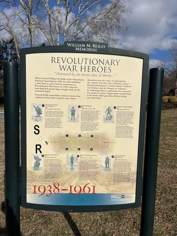Revolutionary War Heroes Marker. Click for full size. Revolutionary War Heroes Marker image. Click for full size.