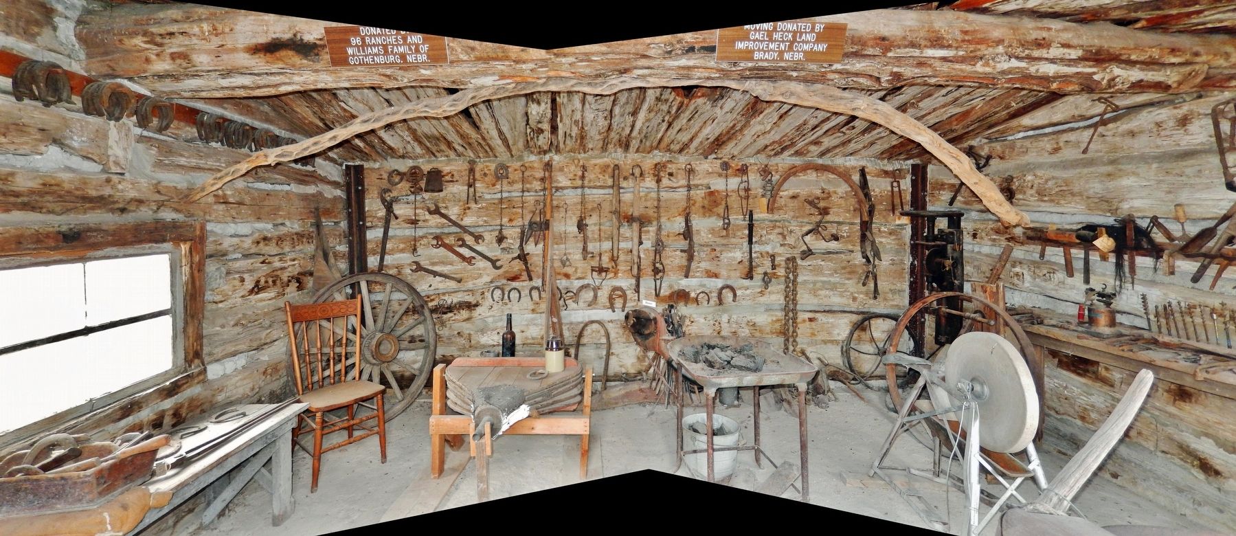 Blacksmith Shop / Pony Express Station (<i>interior</i>) image. Click for full size.
