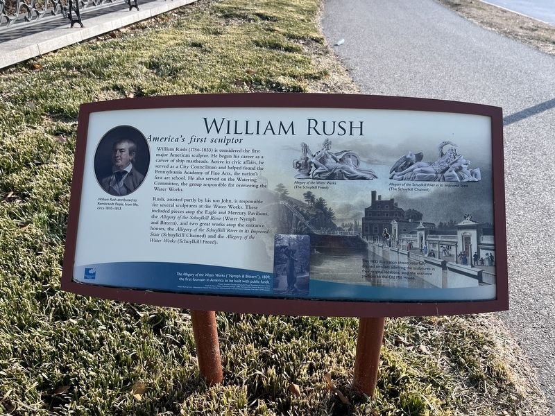 William Rush Marker image. Click for full size.