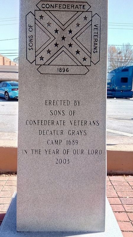 Miller County Confederate Soldiers and Sailors Marker image. Click for full size.