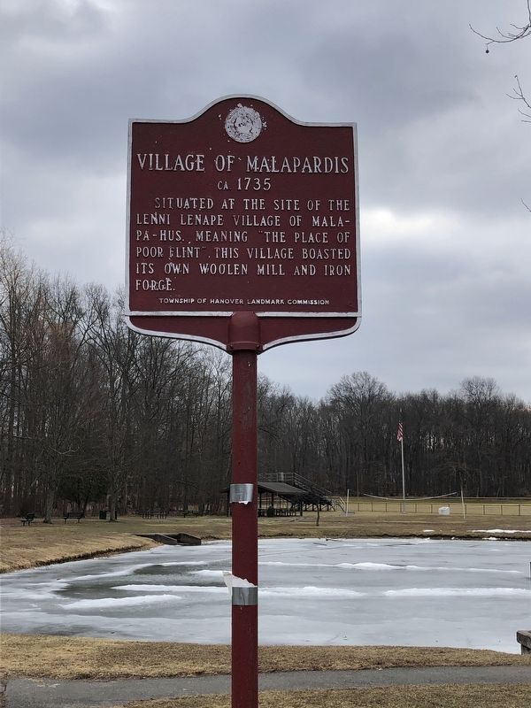 Village Of Malapardis Marker. Click for full size. Village Of Malapardis Marker image. Click for full size.