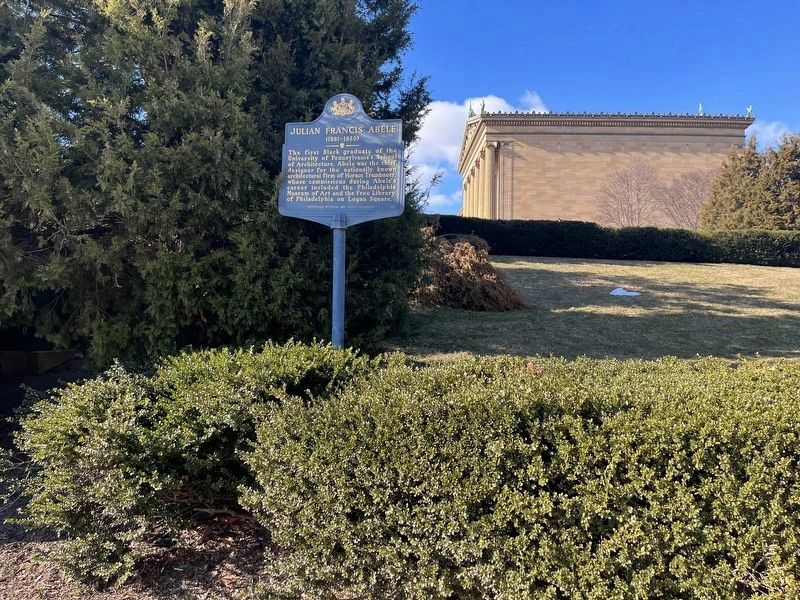 Julian Francis Abele Marker. Click for full size. Julian Francis Abele Marker image. Click for full size.