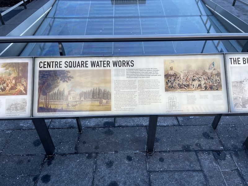 Centre Square Water Works Marker image. Click for full size.