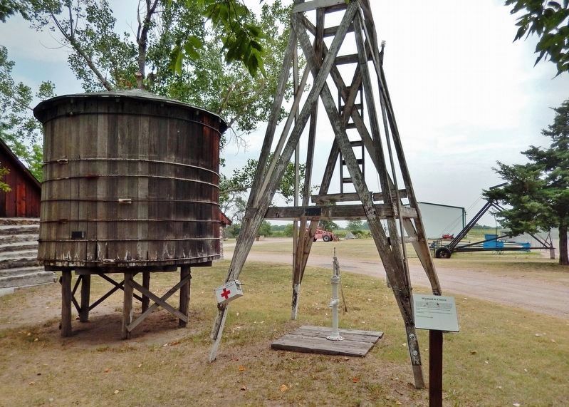 Windmill & Cistern. Click for full size. Windmill & Cistern image. Click for full size.