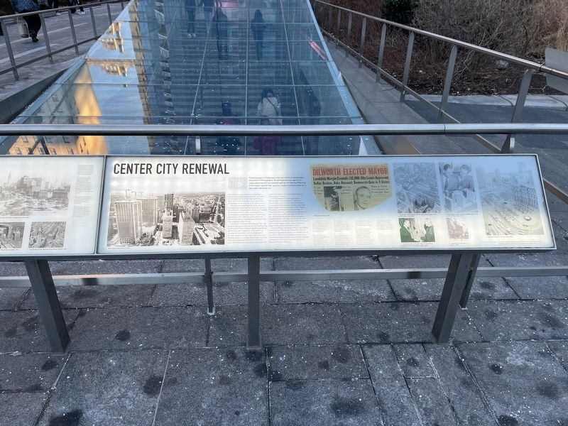 Center City Renewal Marker image. Click for full size.