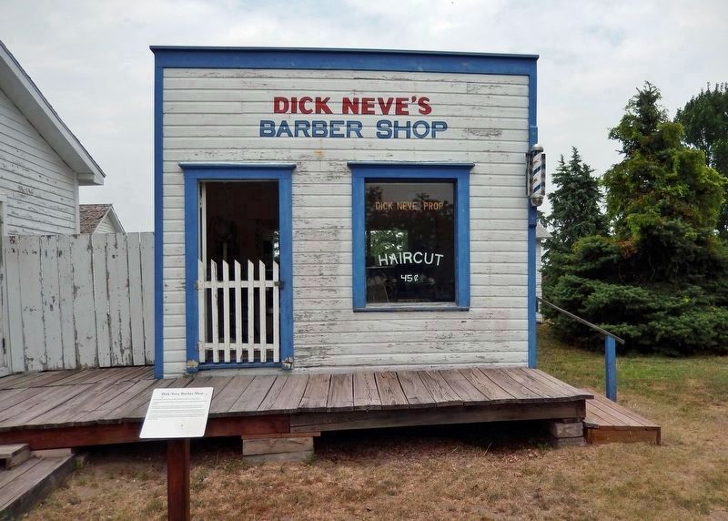 Dick Neve's Barber Shop. Click for full size. Dick Neve's Barber Shop image. Click for full size.