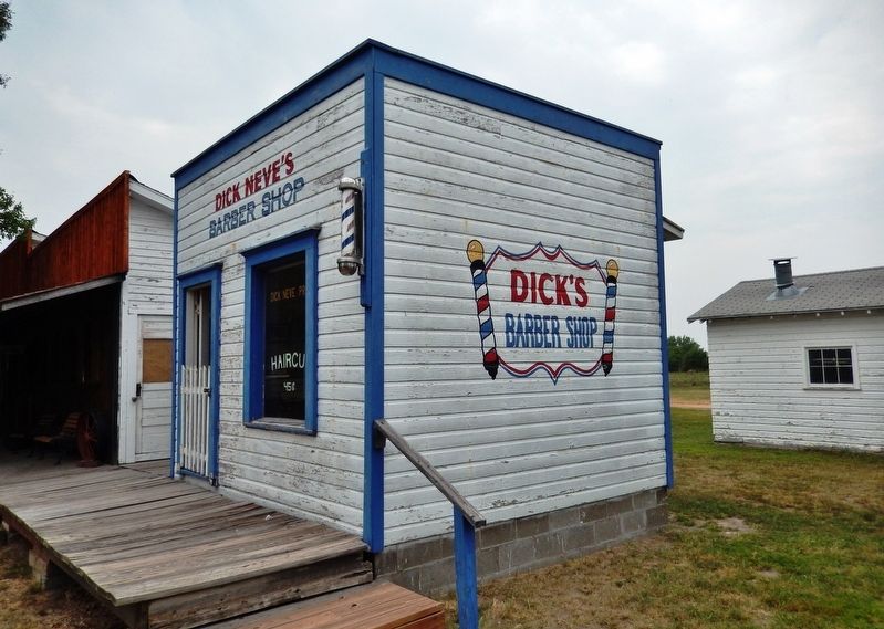 Dick Neve's Barber Shop (<i>southeast elevation</i>) image. Click for full size.