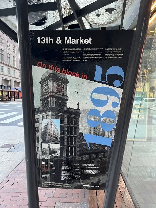 13th & Market Marker image. Click for full size.