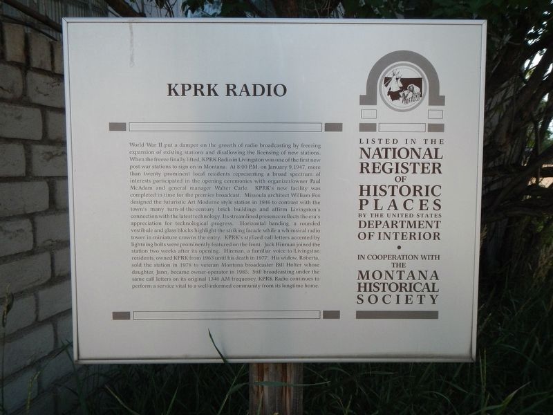 KPRK Radio Marker image. Click for full size.