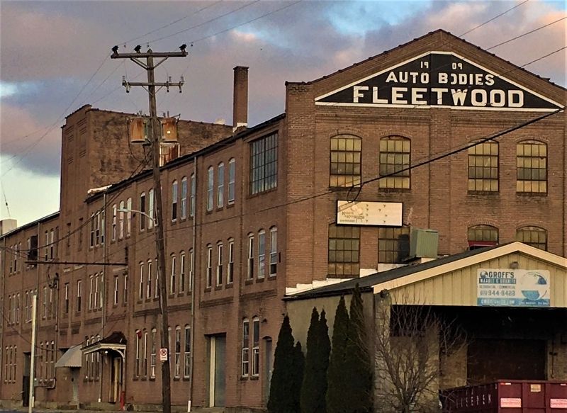 The original Fleetwood Metal Body Company building. image. Click for full size.