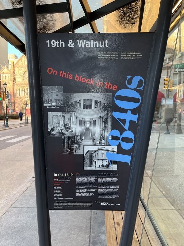 19th & Walnut Marker image. Click for full size.