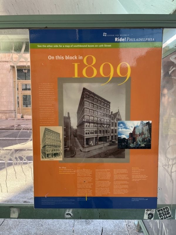 On this block in 1899 Marker image. Click for full size.