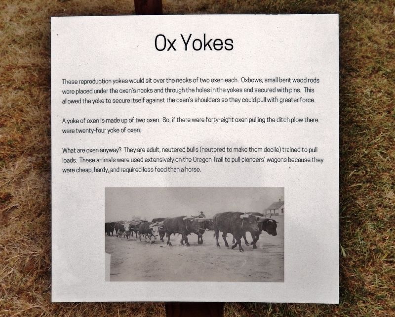 Ox Yokes Marker image. Click for full size.