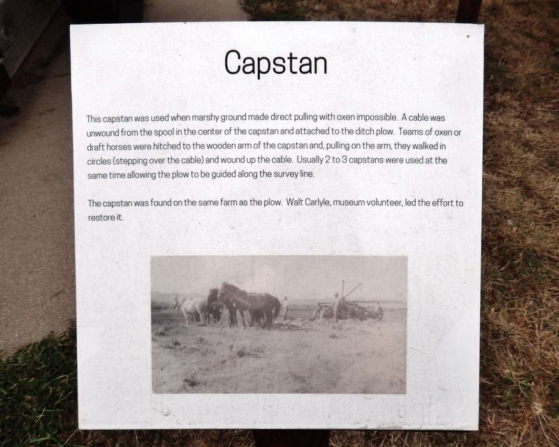 Capstan Marker image. Click for full size.