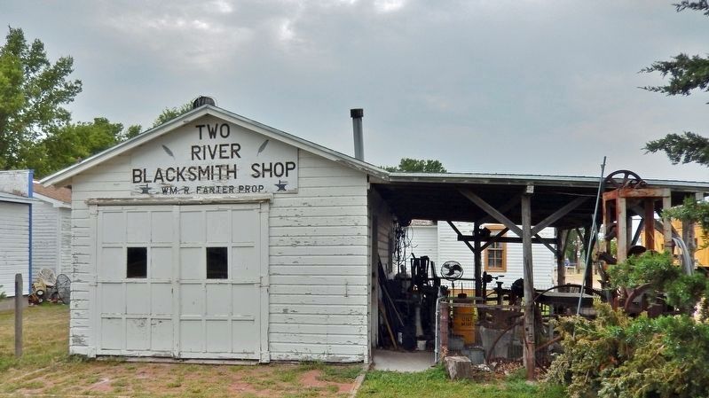 Two River Blacksmith Shop (<i>east elevation</i>) image. Click for full size.