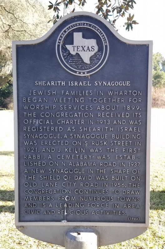 Shearith Israel Synagogue Marker image. Click for full size.