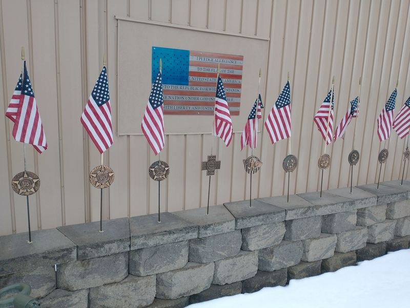 American Legion Post 454 Veterans Memorial image. Click for full size.
