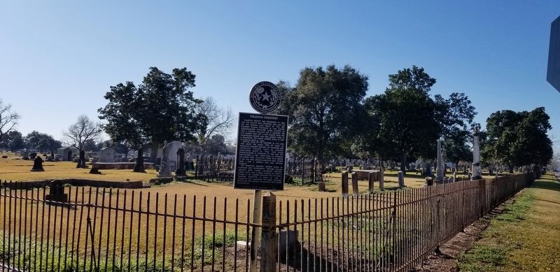 The Wharton Cemetery and Marker image. Click for full size.