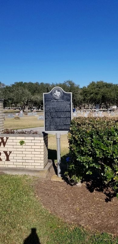 The entrance to the Eastview Cemetery and Marker image. Click for full size.