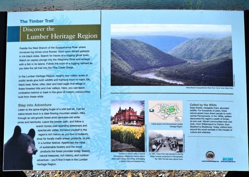 Discover the Lumber Heritage Region Marker image. Click for full size.