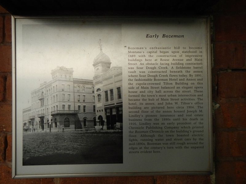 Early Bozeman Marker image. Click for full size.