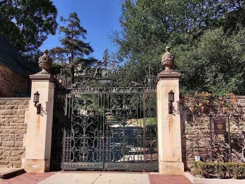 Greystone Mansion Marker. Click for full size. Greystone Mansion Marker image. Click for full size.