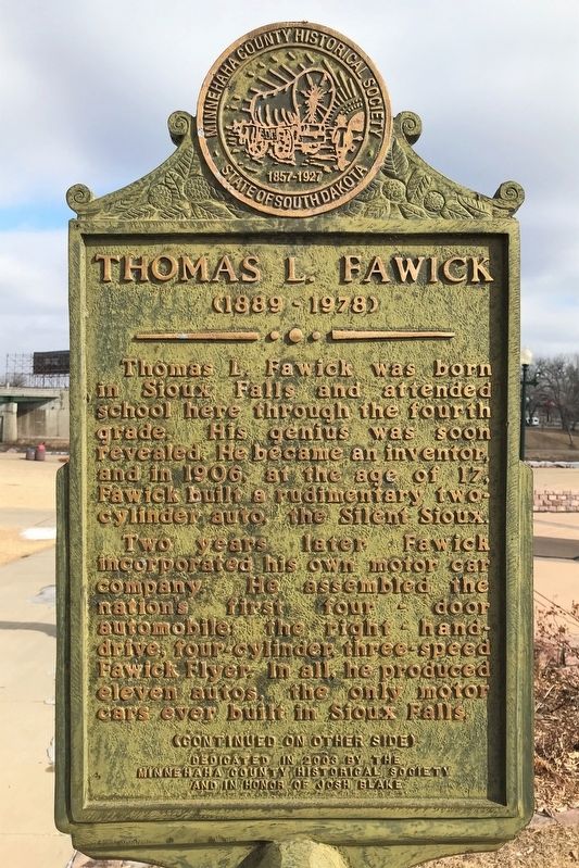 Thomas L. Fawick Marker image. Click for full size.