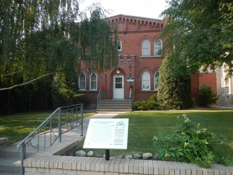 Holy Rosary Church Rectory and Marker image. Click for full size.