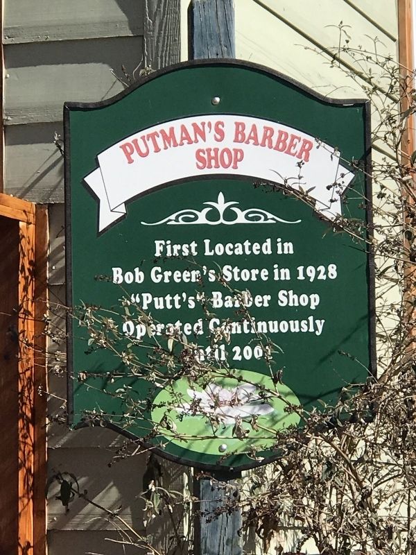 Putman's Barber Shop Marker image. Click for full size.